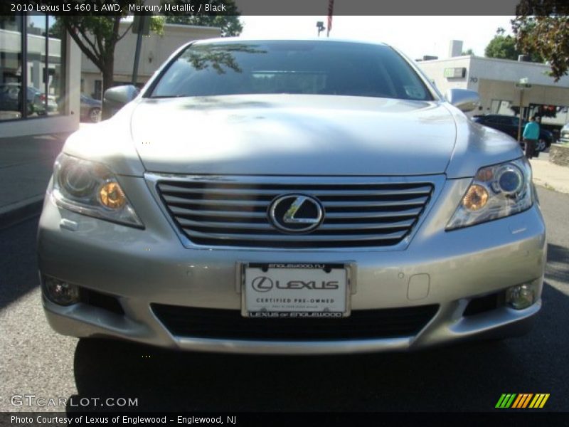 Mercury Metallic / Black 2010 Lexus LS 460 L AWD