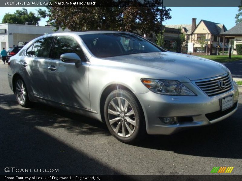 Mercury Metallic / Black 2010 Lexus LS 460 L AWD