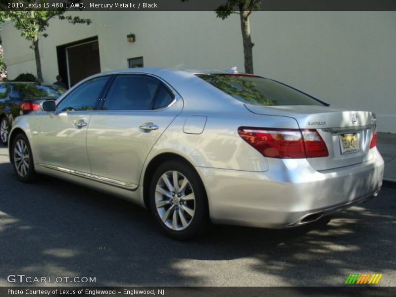 Mercury Metallic / Black 2010 Lexus LS 460 L AWD