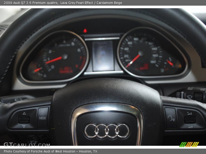 Lava Grey Pearl Effect / Cardamom Beige 2009 Audi Q7 3.6 Premium quattro