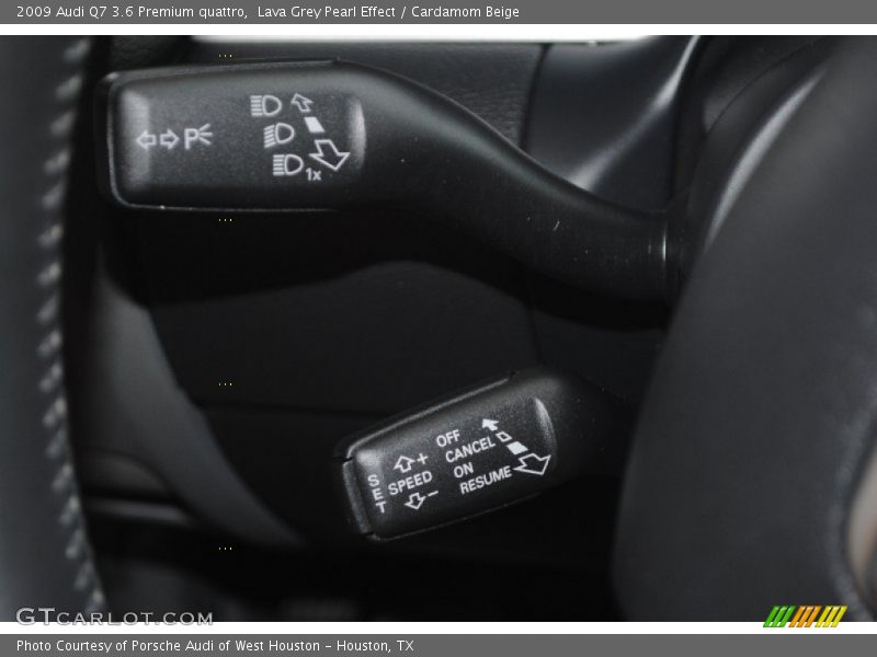 Lava Grey Pearl Effect / Cardamom Beige 2009 Audi Q7 3.6 Premium quattro