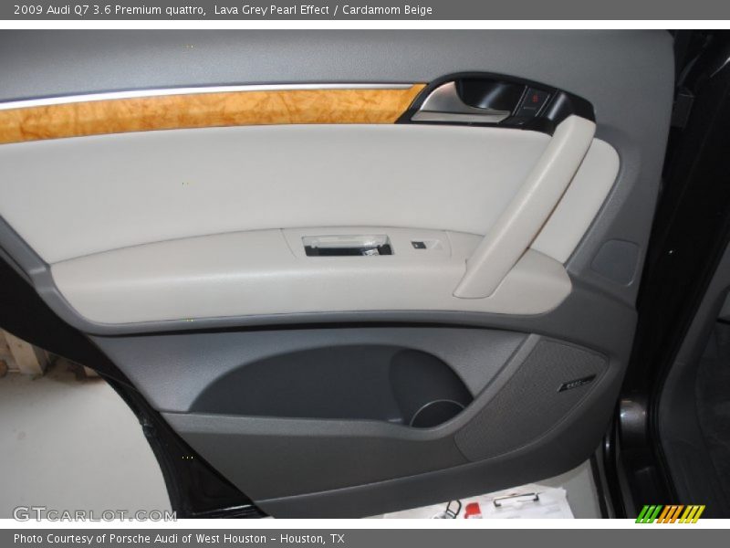 Lava Grey Pearl Effect / Cardamom Beige 2009 Audi Q7 3.6 Premium quattro