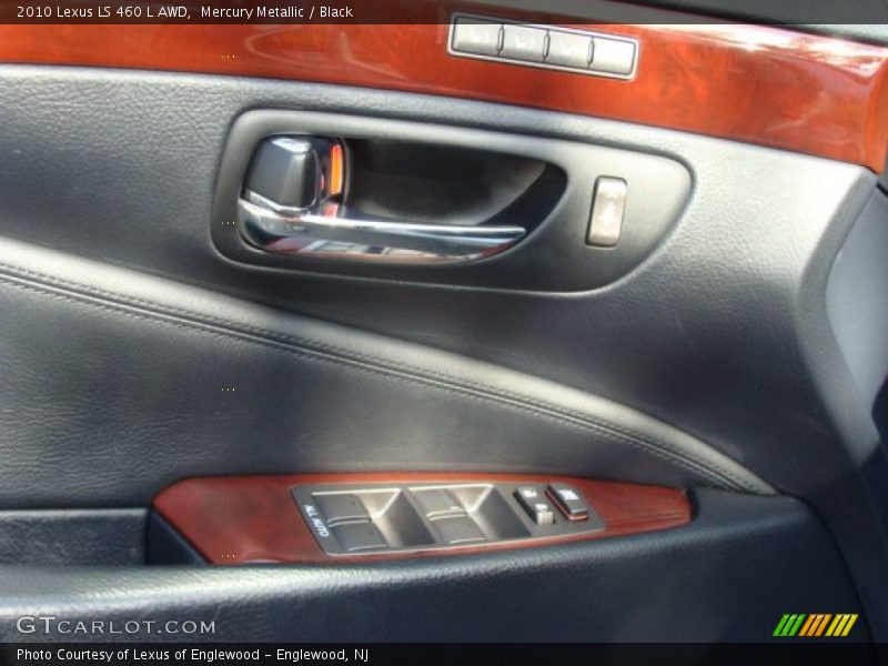 Mercury Metallic / Black 2010 Lexus LS 460 L AWD