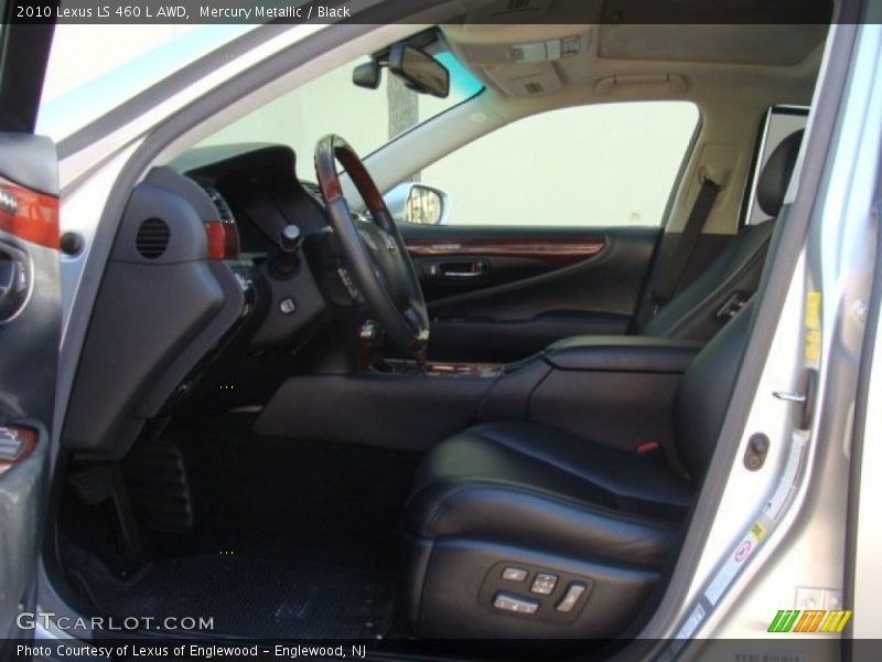 Mercury Metallic / Black 2010 Lexus LS 460 L AWD