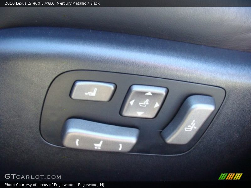 Mercury Metallic / Black 2010 Lexus LS 460 L AWD