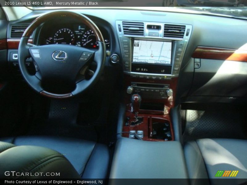 Mercury Metallic / Black 2010 Lexus LS 460 L AWD