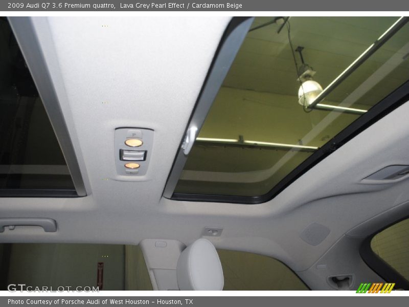 Lava Grey Pearl Effect / Cardamom Beige 2009 Audi Q7 3.6 Premium quattro