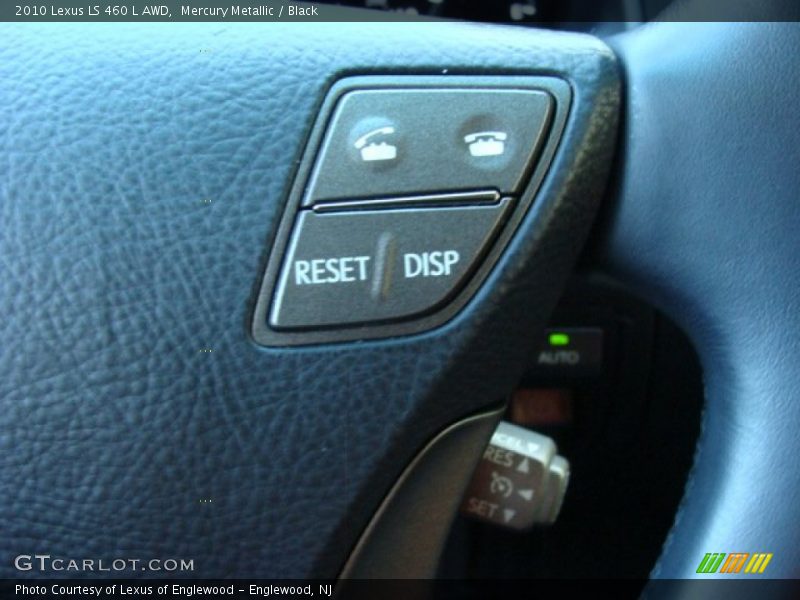 Mercury Metallic / Black 2010 Lexus LS 460 L AWD
