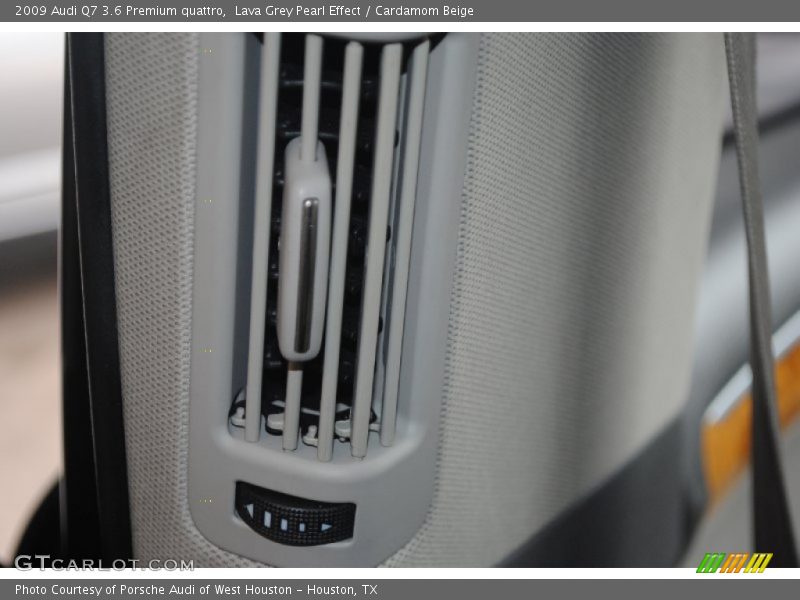 Lava Grey Pearl Effect / Cardamom Beige 2009 Audi Q7 3.6 Premium quattro