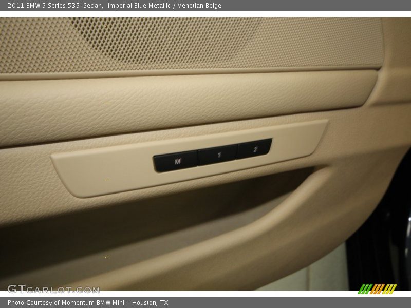Imperial Blue Metallic / Venetian Beige 2011 BMW 5 Series 535i Sedan