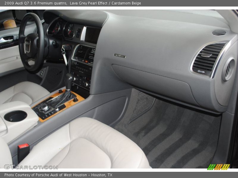 Lava Grey Pearl Effect / Cardamom Beige 2009 Audi Q7 3.6 Premium quattro