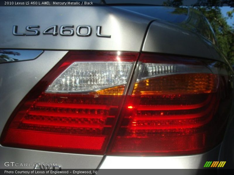Mercury Metallic / Black 2010 Lexus LS 460 L AWD