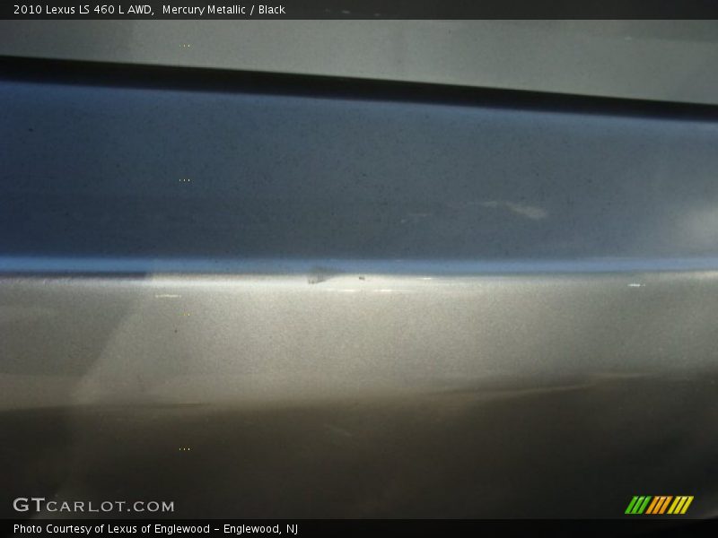 Mercury Metallic / Black 2010 Lexus LS 460 L AWD
