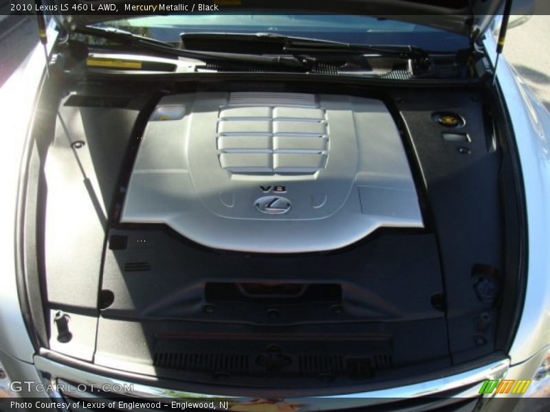 Mercury Metallic / Black 2010 Lexus LS 460 L AWD