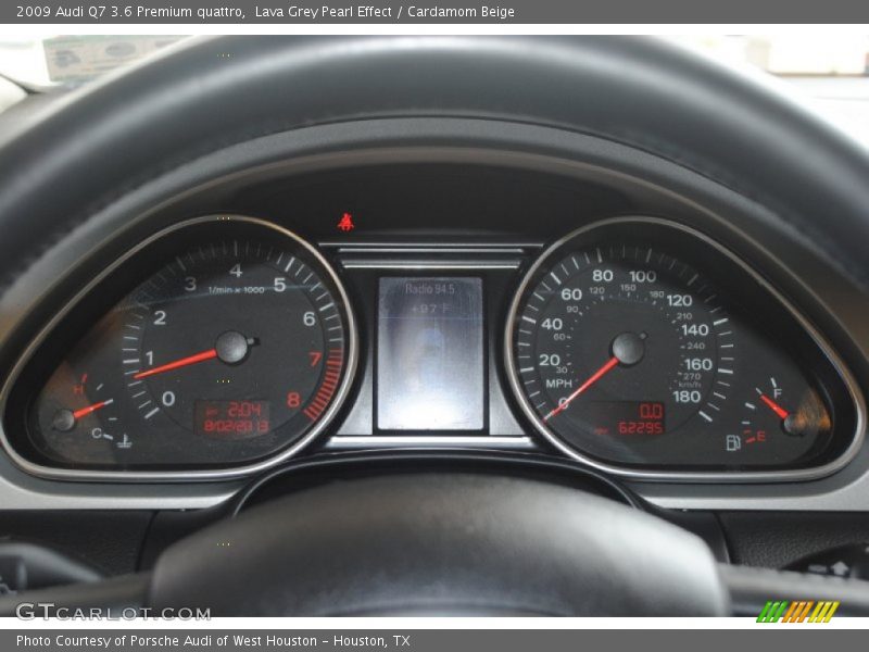 Lava Grey Pearl Effect / Cardamom Beige 2009 Audi Q7 3.6 Premium quattro