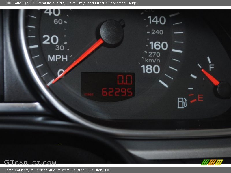 Lava Grey Pearl Effect / Cardamom Beige 2009 Audi Q7 3.6 Premium quattro