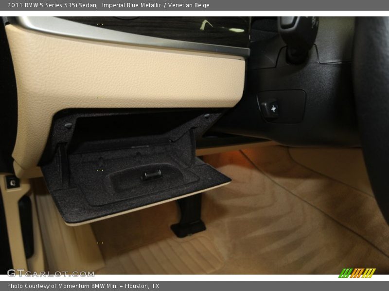 Imperial Blue Metallic / Venetian Beige 2011 BMW 5 Series 535i Sedan