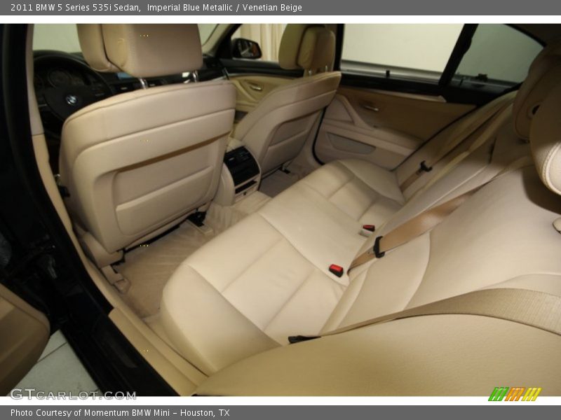 Imperial Blue Metallic / Venetian Beige 2011 BMW 5 Series 535i Sedan