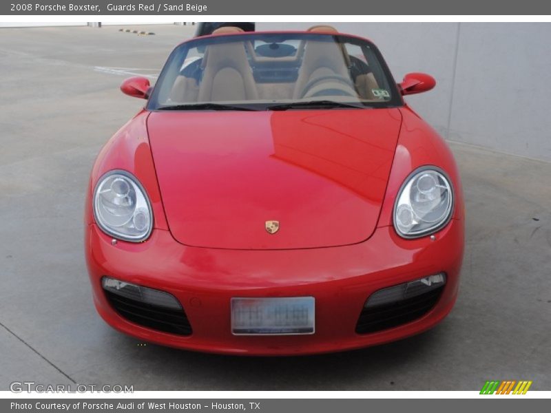 Guards Red / Sand Beige 2008 Porsche Boxster
