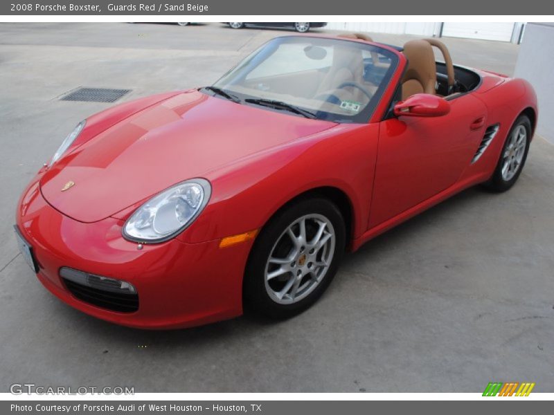 Guards Red / Sand Beige 2008 Porsche Boxster