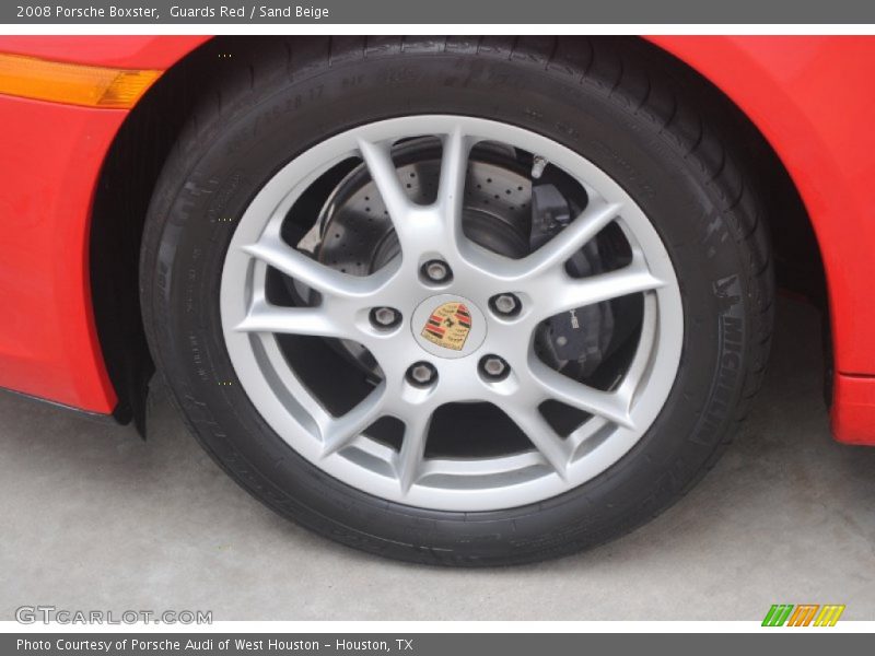 Guards Red / Sand Beige 2008 Porsche Boxster