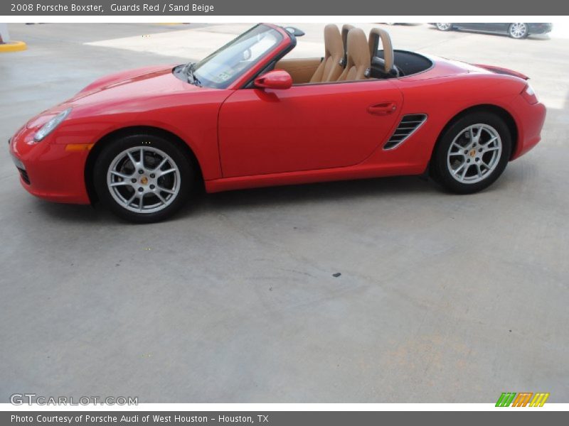 Guards Red / Sand Beige 2008 Porsche Boxster