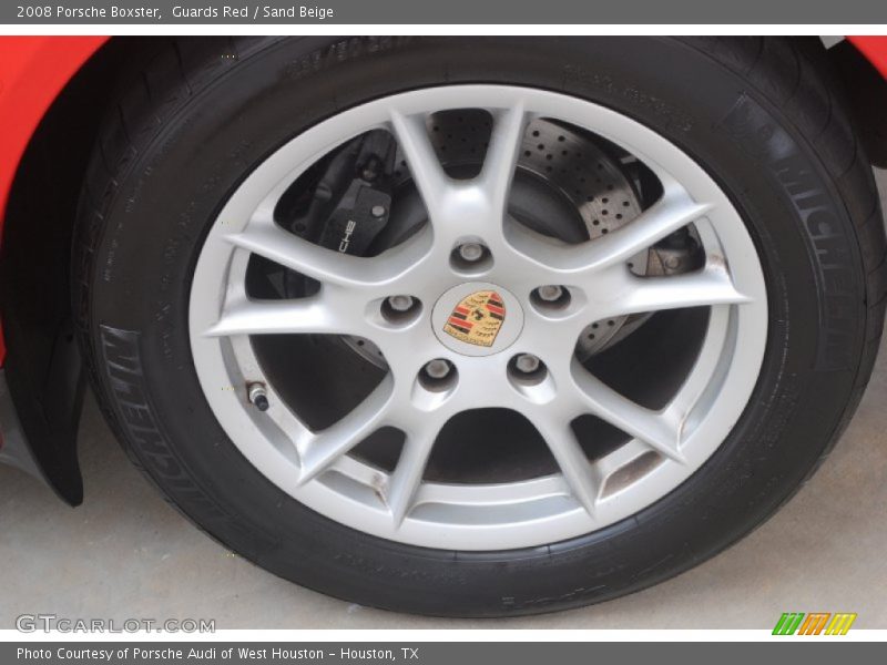 Guards Red / Sand Beige 2008 Porsche Boxster