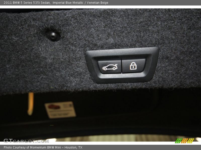 Imperial Blue Metallic / Venetian Beige 2011 BMW 5 Series 535i Sedan
