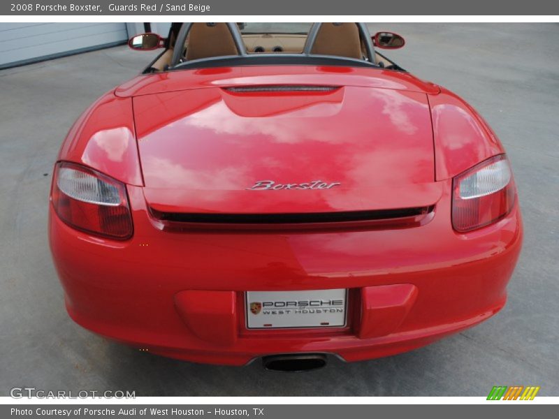 Guards Red / Sand Beige 2008 Porsche Boxster