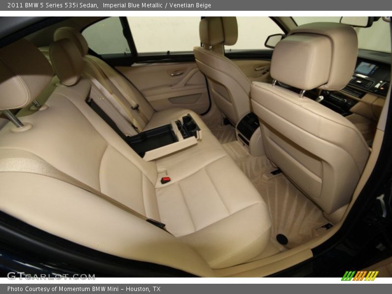 Imperial Blue Metallic / Venetian Beige 2011 BMW 5 Series 535i Sedan