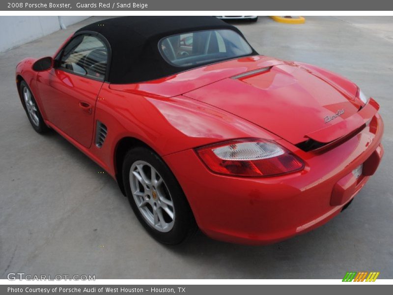 Guards Red / Sand Beige 2008 Porsche Boxster