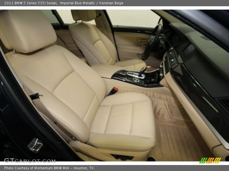 Imperial Blue Metallic / Venetian Beige 2011 BMW 5 Series 535i Sedan