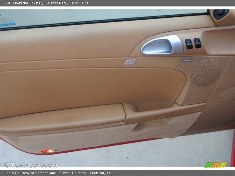 Guards Red / Sand Beige 2008 Porsche Boxster