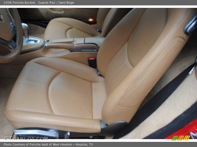 Guards Red / Sand Beige 2008 Porsche Boxster