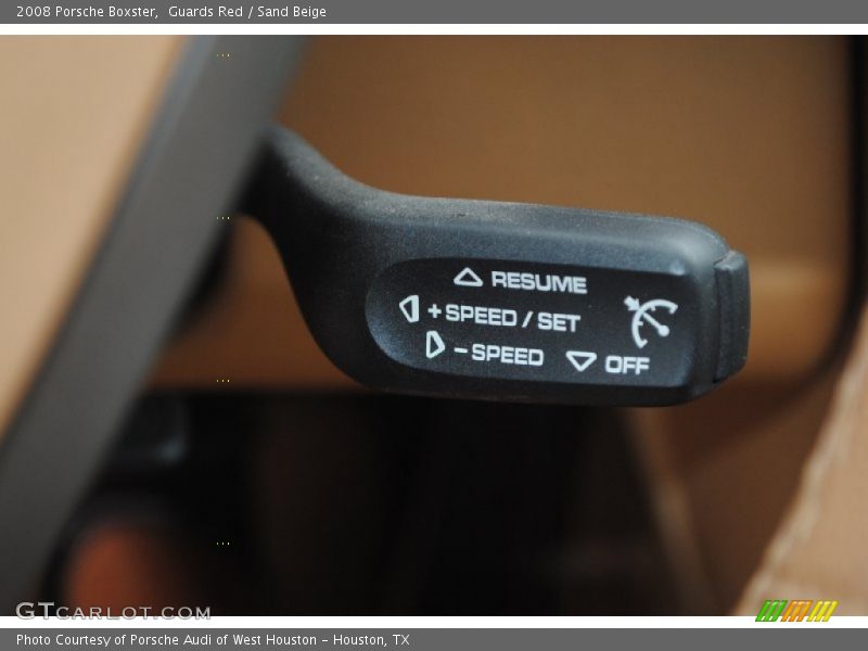 Guards Red / Sand Beige 2008 Porsche Boxster