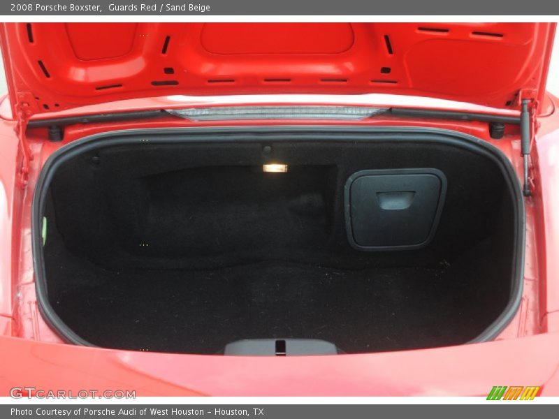 Guards Red / Sand Beige 2008 Porsche Boxster