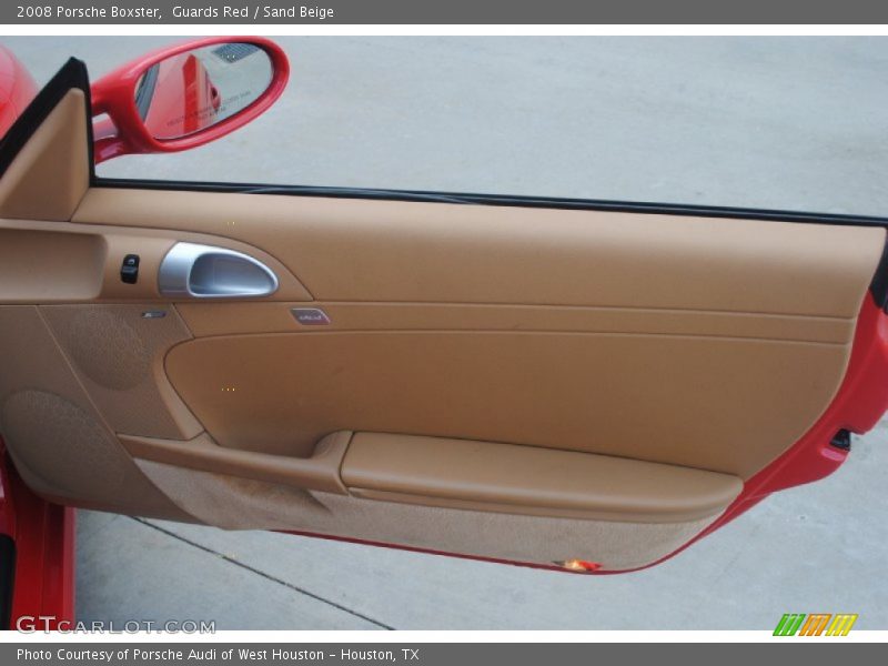 Guards Red / Sand Beige 2008 Porsche Boxster