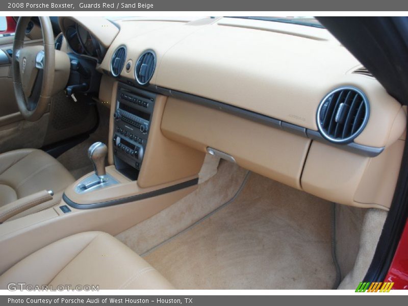 Guards Red / Sand Beige 2008 Porsche Boxster
