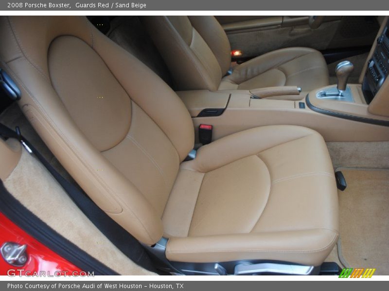 Guards Red / Sand Beige 2008 Porsche Boxster