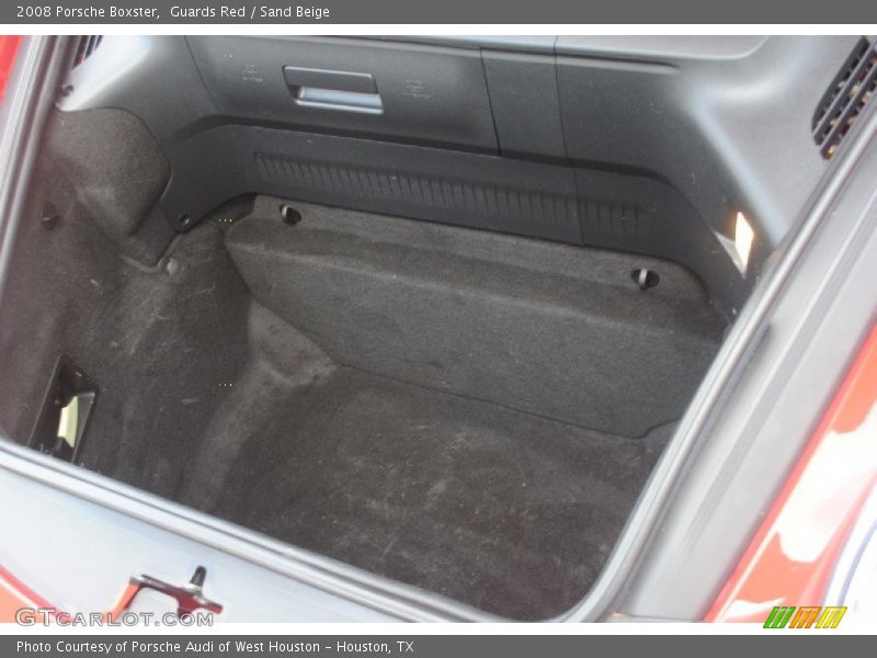 Guards Red / Sand Beige 2008 Porsche Boxster