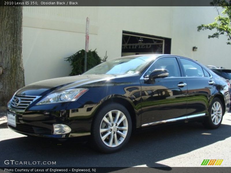 Obsidian Black / Black 2010 Lexus ES 350