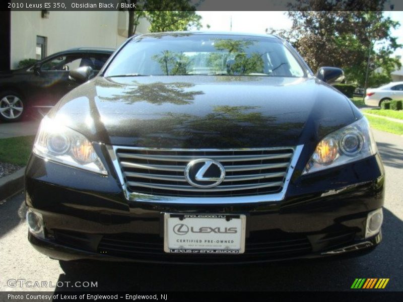 Obsidian Black / Black 2010 Lexus ES 350
