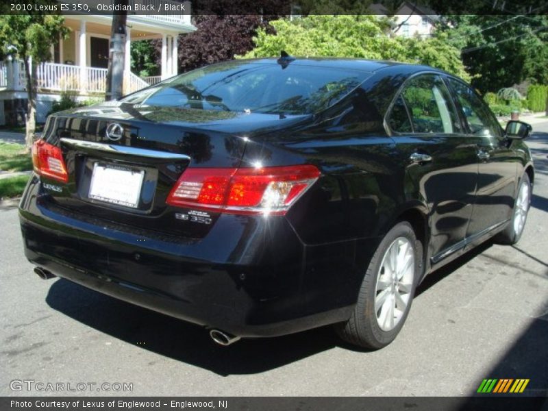 Obsidian Black / Black 2010 Lexus ES 350