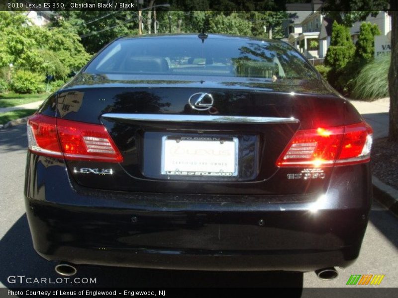 Obsidian Black / Black 2010 Lexus ES 350