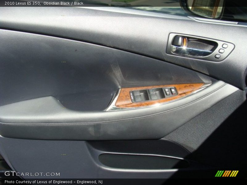 Obsidian Black / Black 2010 Lexus ES 350