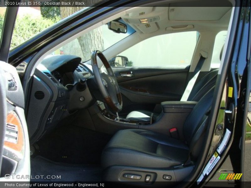 Obsidian Black / Black 2010 Lexus ES 350