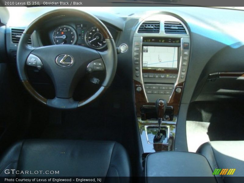 Obsidian Black / Black 2010 Lexus ES 350