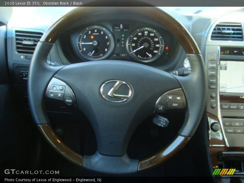 Obsidian Black / Black 2010 Lexus ES 350