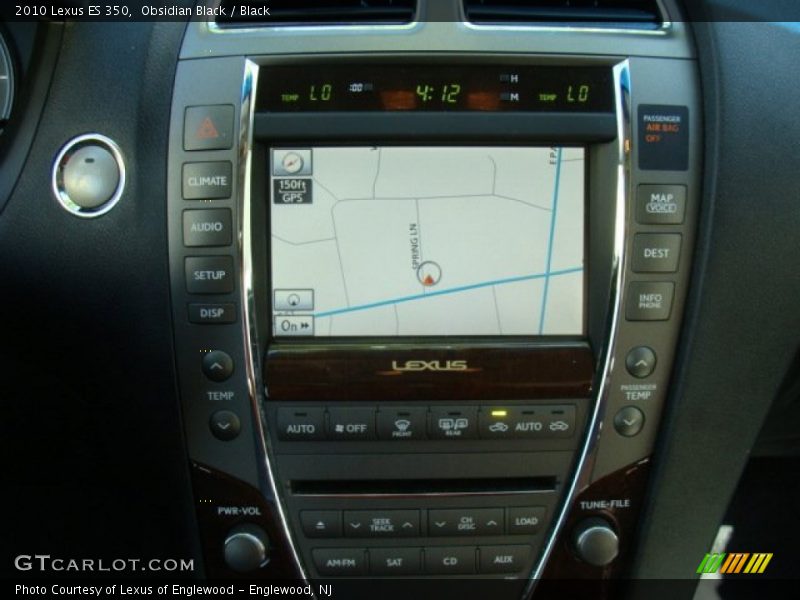 Obsidian Black / Black 2010 Lexus ES 350