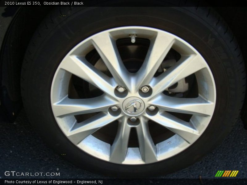 Obsidian Black / Black 2010 Lexus ES 350